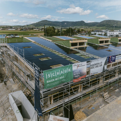 Neubau Sporthalle und Schulhaus