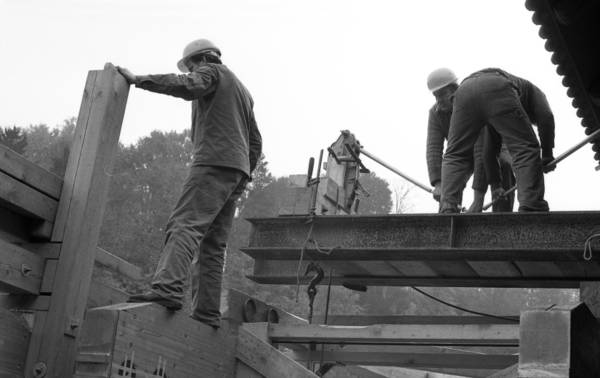 Anbau Fussgängersteg an die Thurbrücke Andelfingen 1982